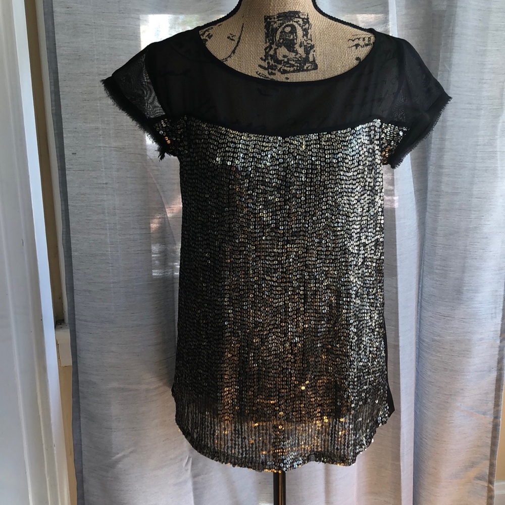 Rebecca Minkoff Sequin Top